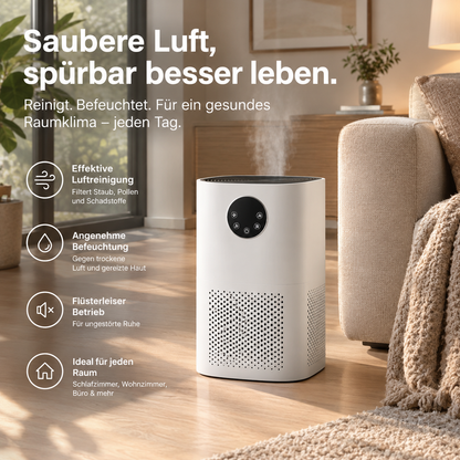 Aureon – 2-in-1 Luftreiniger & Luftbefeuchter