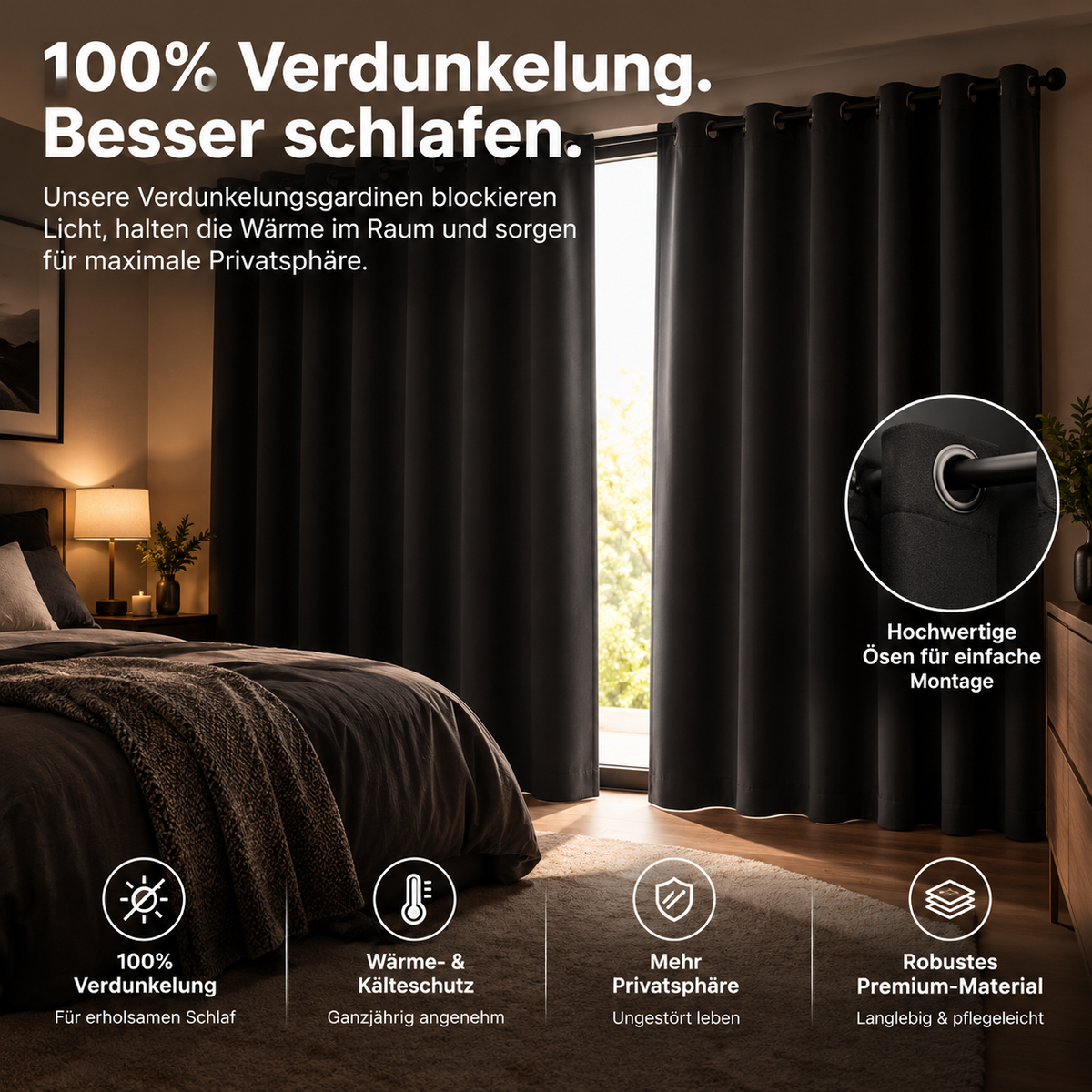 Obscura™ – Lichtblockierende Gardinen