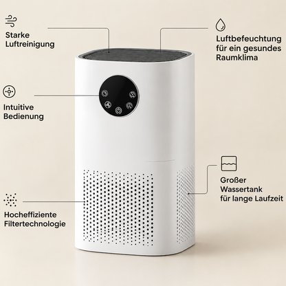 Aureon – 2-in-1 Luftreiniger & Luftbefeuchter